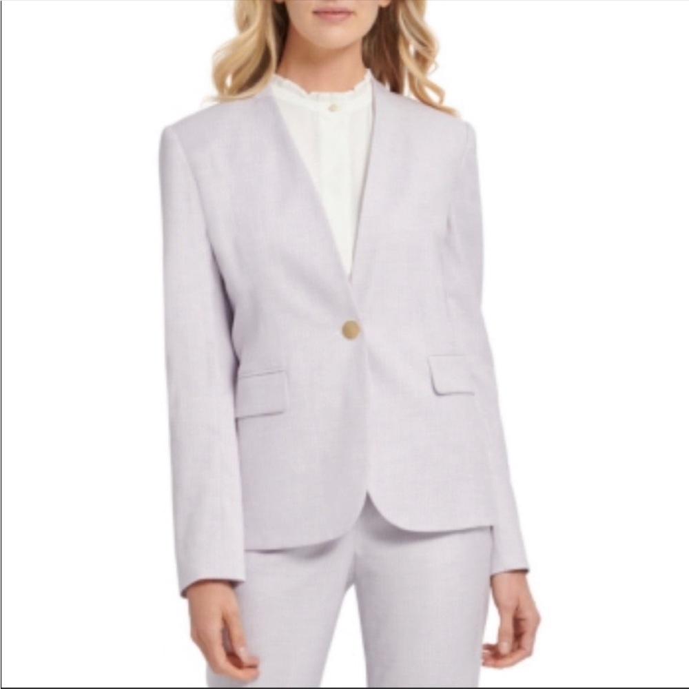 DKNY Blazer lilac pin striped